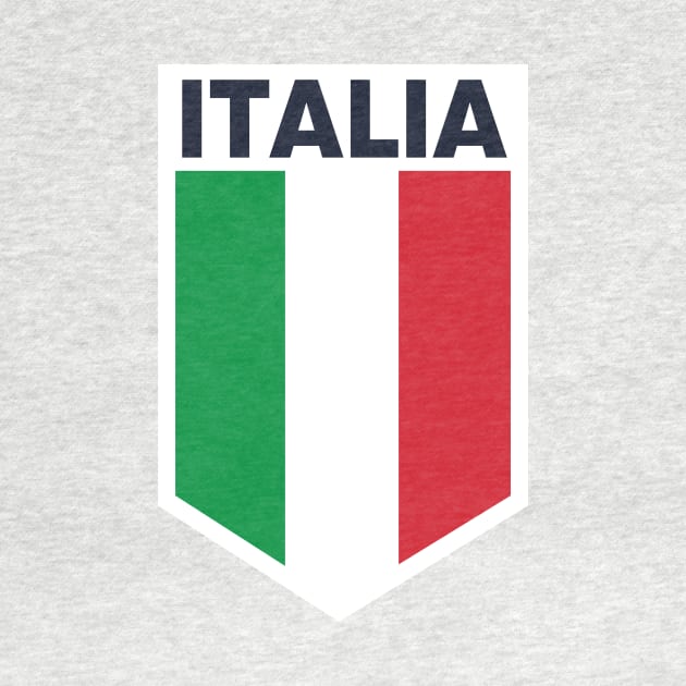 Italy Flag Emblem by SLAG_Creative